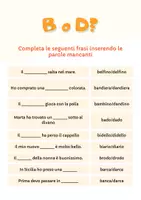 anteprima - Esercizi - Suoni simili: B - D - Pagina 3