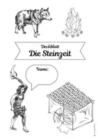 Vorschau - Arbeitsblätter - Geschichte - Mappenführung: Die Steinzeit - Seite 3