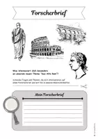 Vorschau - Arbeitsblätter - Geschichte - Das Alte Rom: Einstieg - Forscherbrief - Seite 2