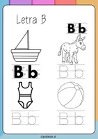 Vista previa - Tarjetas / Manipulativos - Abecedario para colorear y trazar - página 2