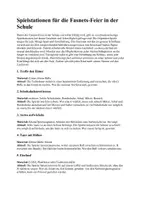 Vorschau - Spiele - Spielstationen für die Fasnetsfeier in der Schule - Deckblatt