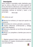 Vista previa - Manualidades / Dibujos para colorear - Muñecos Recortables para Educación Infantil y Primaria - página 2