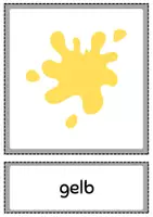 Vorschau - Fördermaterial/Inklusion - FARBEN Bild und Wortkarten (DaF/DaZ) - Seite 1