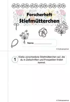 Vorschau - Arbeitsblätter - Forscherheft Stiefmütterchen Frühblüher Klasse 1 2 3 4 - Seite 2