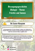 Vorschau - Text - Bewegungsgeschichte Biologie - Früchte und Samen - Deckblatt