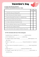 Vorschau - Arbeitsblätter - Valentine‘s Day Origin and Traditions - Seite 3