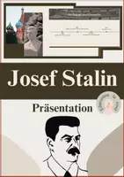 Vorschau - Arbeitsblätter - Josef Stalin - Zusammenfassung | PowerPoint und Quiz - Deckblatt