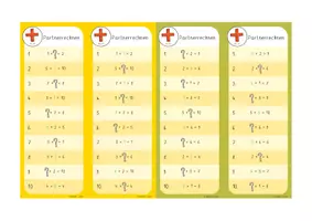 Vorschau - Spiele - Partnerrechnen - Ergänzungsaufgaben Addition bis 10 - Seite 2