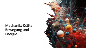 Vorschau - Präsentationen/Tafelbilder - Mechanik: Dynamik verständlich erklärt - Präsentation - Deckblatt