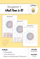 Vorschau - Arbeitsblätter - Übungsblätter 1 What time is it - Deckblatt