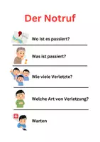 Vorschau - Arbeitsblätter - Der Notruf - Seite 1