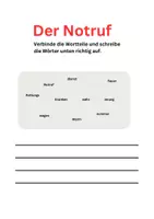 Vorschau - Arbeitsblätter - Der Notruf - Seite 3