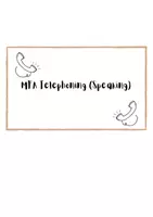 Vorschau - Unterrichtsreihen - Telephoning (Speaking) Englisch - Seite 1