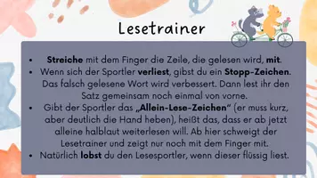 Vorschau - Poster - Poster Lesetandems (Lesetrainer und Lesesportler) - Seite 1