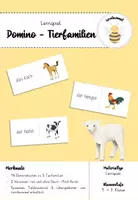 Vorschau - Spiele - Domino Tierfamilien Bauernhof - Deckblatt
