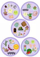 Vista previa - Juegos / Gamificación - "Caza Parejas" de la letra "S" Sílabas directas e inversas. - página 3