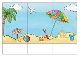 Vorschau - Spiele - Streifenpuzzle: Am Strand (ZR 3, ZR 5, ZR 10) - Seite 3