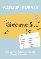Vorschau - Arbeitsblätter - Give me 5 - Cover - Deckblatt