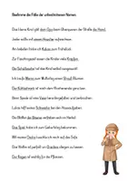 Vorschau - Arbeitsblätter - 4 Fälle bestimmen - Deckblatt