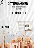 Vorschau - Arbeitsblätter - Materialpaket Gotteshäuser in den monotheistischen Religionen ✝️ 🕎 ☪️ - Seite 1
