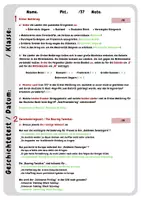 Vorschau - Test - Klassenarbeit Geschichte: Erster Weltkrieg, Zwischenkriegszeit, Faschismus - Seite 2