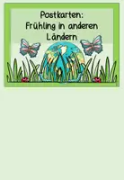 Vorschau - Arbeitsblätter - Postkarten: Frühling in anderen Ländern - Seite 3