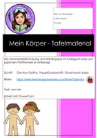Vorschau - Arbeitsblätter - Sparpaket Mein Körper - Tafelmaterial und Arbeitsheft - Seite 2
