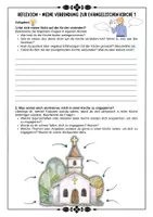 Vorschau - Arbeitsblätter - Kirche - persönliche Reflexion Klasse (6-8) - Deckblatt