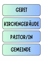 Vorschau - Poster - Kirche - Tafelkarten für Tafelbilder und/oder Diskussionen - Seite 1
