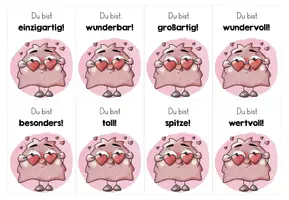 Vorschau - Anderer Materialtyp - Grußkarte zum Valentinstag mit Knuffies - Seite 2