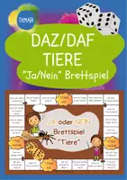 Vorschau - Spiele - Materialpaket - DAZ Brettspiel: Ja oder Nein Brettspiele zu verschiedenen Themen | Brettspiel deutsch | ja/nein Fragen | ja nein | sinnerfassendes Lesen | lesen ja nein - Seite 1