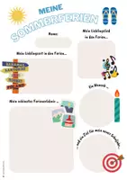 Vorschau - Arbeitsblätter - Erzählseite zu den Sommerferien - Schuljahresstart - Seite 3