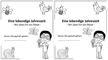 Vorschau - Unterrichtsreihen - Diktat (Übungs)Heft zum Thema Frühling - Seite 2