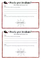 Vorschau - Arbeitsblätter - How to give feedback - Deckblatt