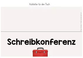 Vorschau - Poster - FREIE SCHREIBZEIT - Schreibkonferenz - Tafelmaterial Werkzeuge (Beate Leßmann) - Seite 3