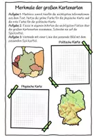 Vorschau - Arbeitsblätter - Physische und politische Karten - Seite 3