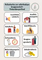 Vorschau - Bildkarten - Materialpaket: Rollenkarten zu 7 verschiedenen Methoden - Fächerübergreifend - Seite 1