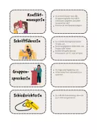 Vorschau - Aufgabenkarten - Rollenkarten zur selbständigen Gruppenarbeit- Fächerübergreifend - Seite 3