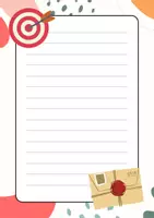 Vorschau - Arbeitsblätter - Brief an sich selbst / Zeitkapsel - Briefpapier - liniert - Seite 3
