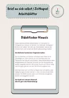 Vorschau - Arbeitsblätter - Komplettpaket: Brief an sich selbst / Zeitkapsel - Seite 2