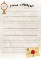 Vorschau - Arbeitsblätter - Brief an sich selbst / Zeitkapsel - Briefpapier - vintage - Seite 3