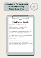 Vorschau - Aufgabenkarten - Rollenkarten Methode Nachrichtensendung - Fächerübergreifend - Seite 1