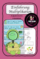 Vorschau - Arbeitsblätter - Einführung Multiplikation mit Aufgaben und Arbeitsblatt - Deckblatt