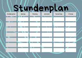 Vorschau - Merkblätter - Stundenpläne - Seite 2