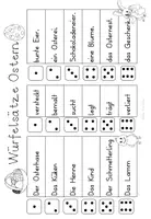 Vorschau - Arbeitsblätter - Würfelsätze Ostern - spielend schreiben - Seite 3