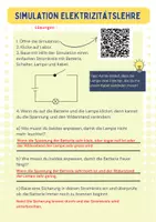 Vorschau - Arbeitsblätter - Simulation Elektrizitätslehre - anleitendes AB mit Lösungen - Seite 3