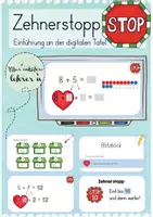 Vorschau - Präsentationen/Tafelbilder - Zehnerstopp - Addition und Subtraktion (Materialpaket) - Deckblatt