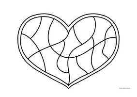 Vorschau - Mal- und Bastelvorlagen - Ausmalbilder - Herzen (Valentinstag, Muttertag, Vatertag) - Seite 3