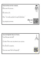 Vorschau - Aufgabenkarten - Zeitformen (passé composé, présent, futur composé) - Seite 3