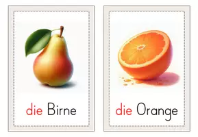 Vorschau - Bildkarten - DaZ Bildkarten - Obst und Gemüse - Seite 2